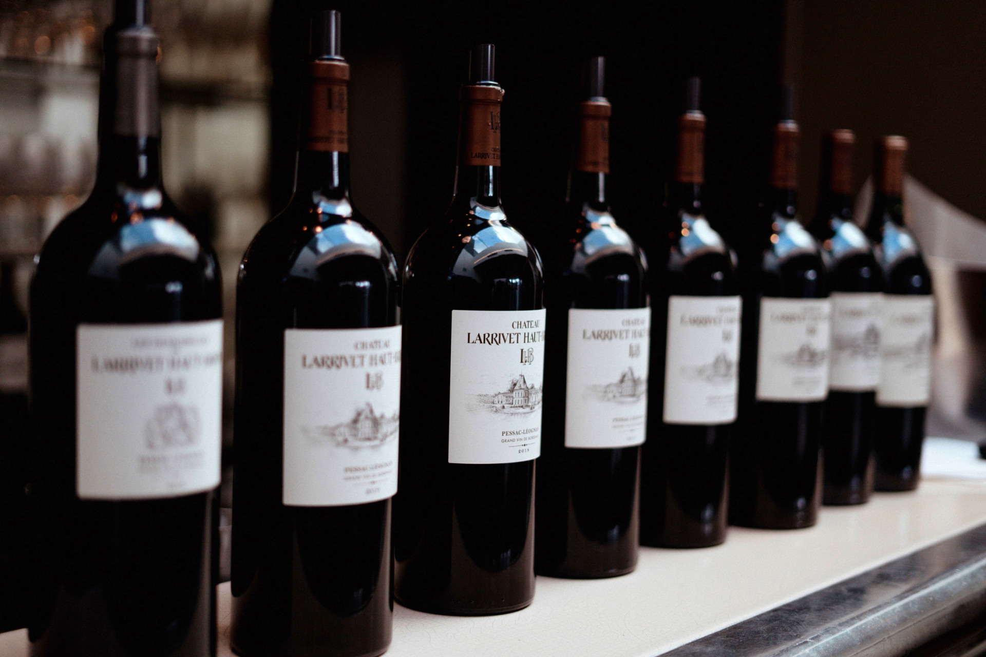 Bottles of wine